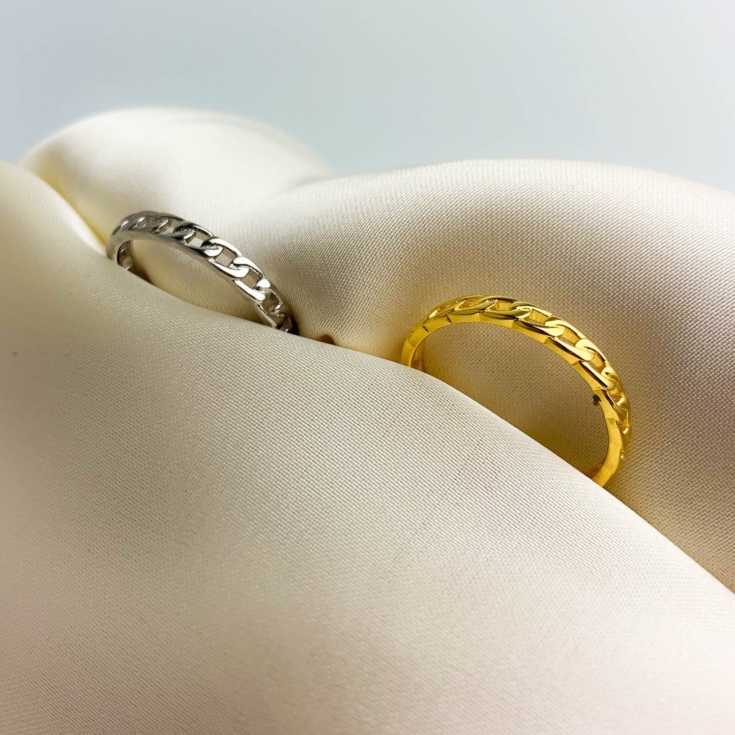 Chain Link Adjustable Ring