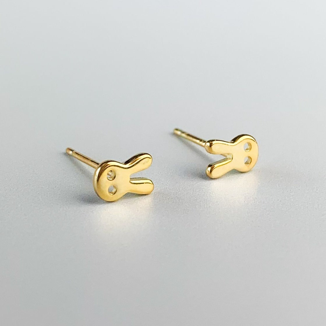 Tiny Bunny Stud Earrings