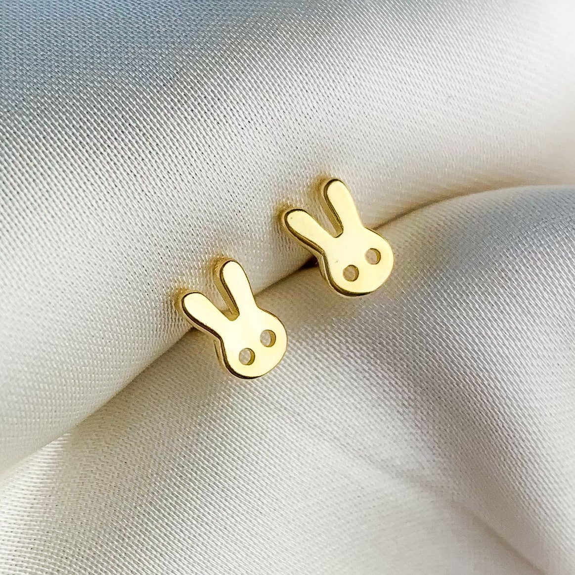 Tiny Bunny Stud Earrings