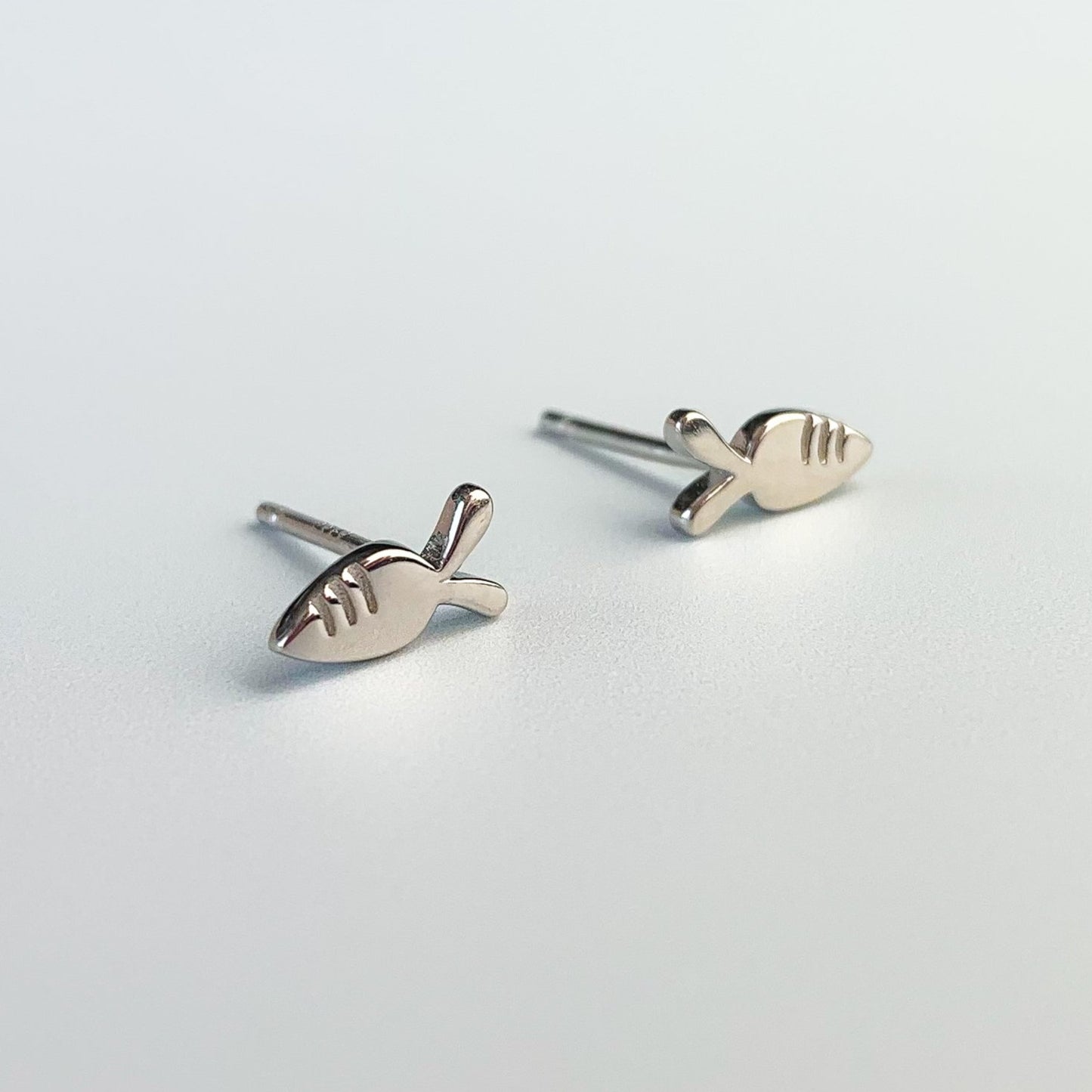 Tiny Carrot Stud Earrings