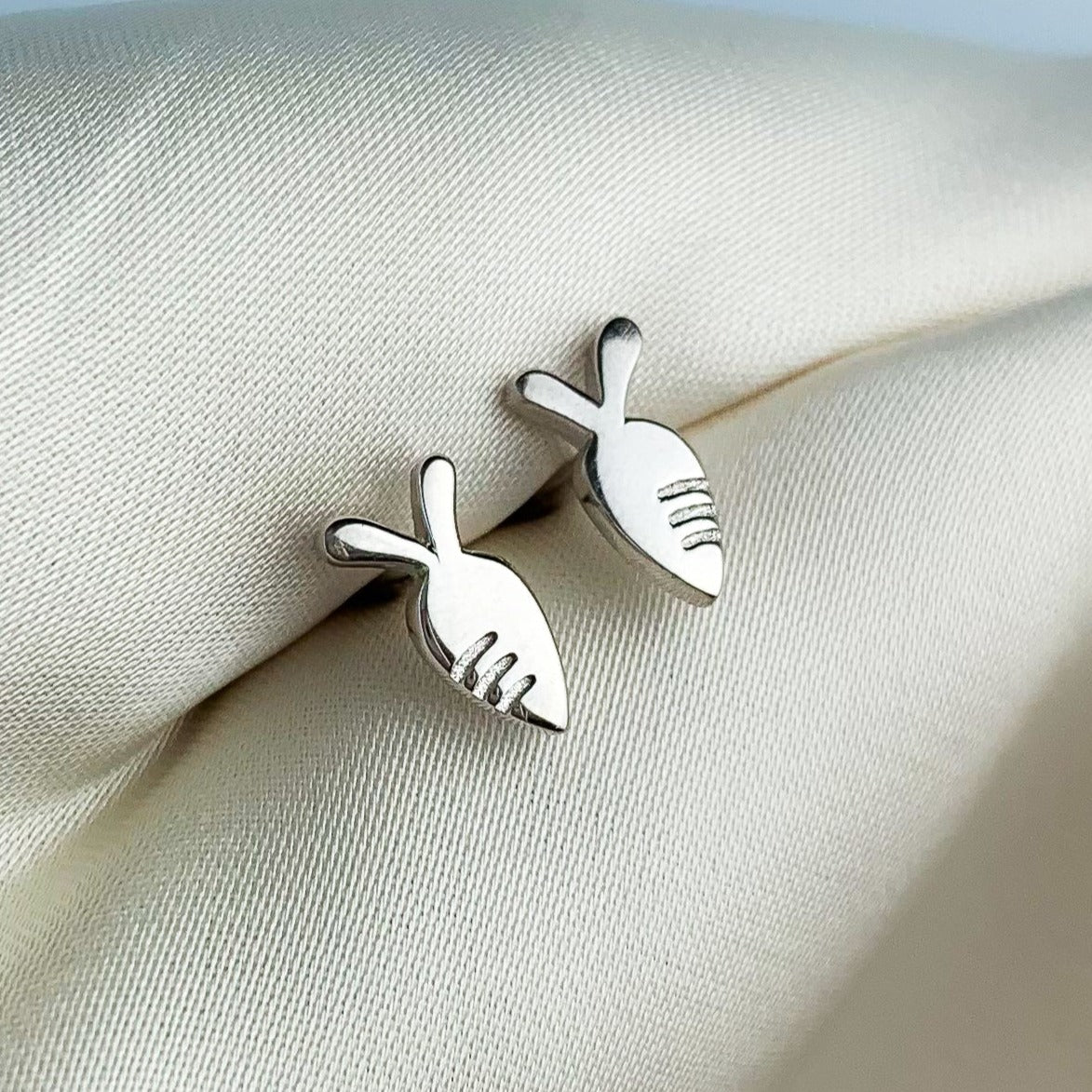 Tiny Carrot Stud Earrings