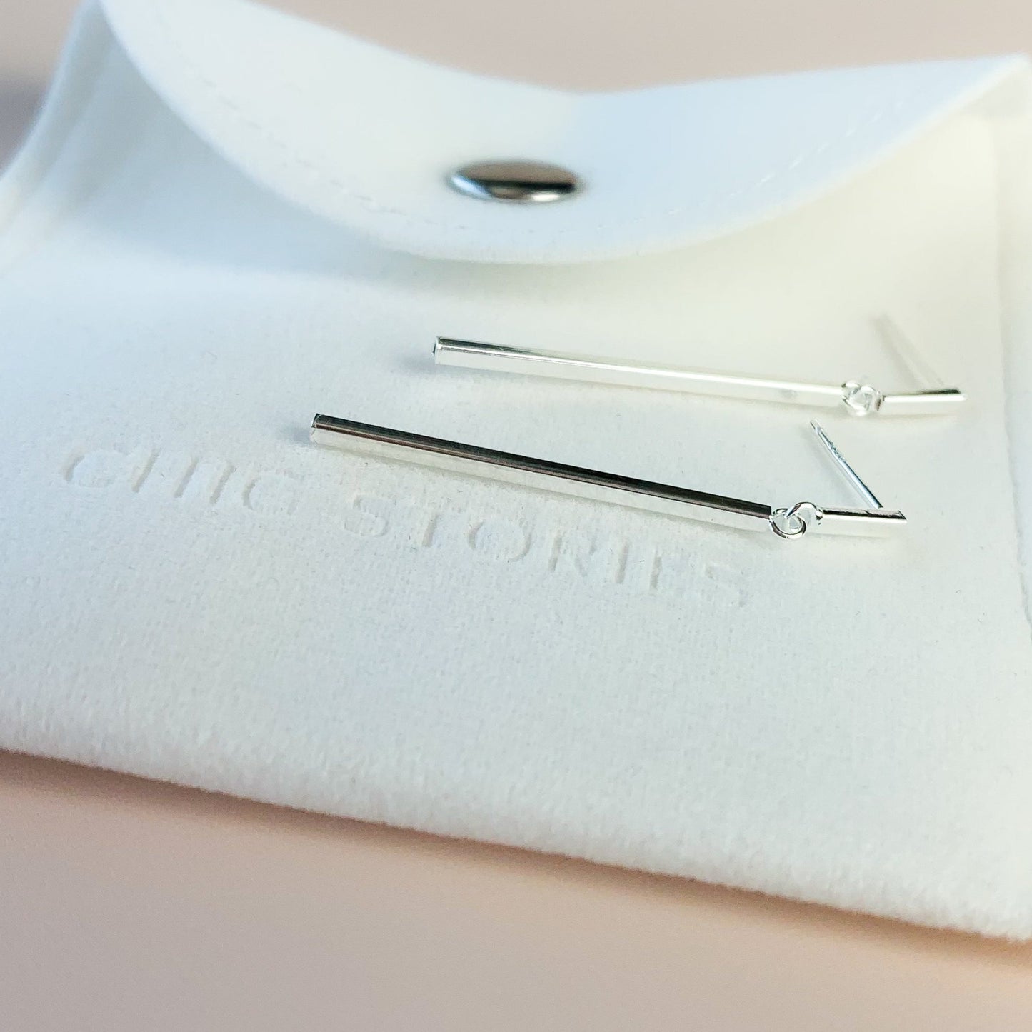 Minimalist Bar Dangle Earrings
