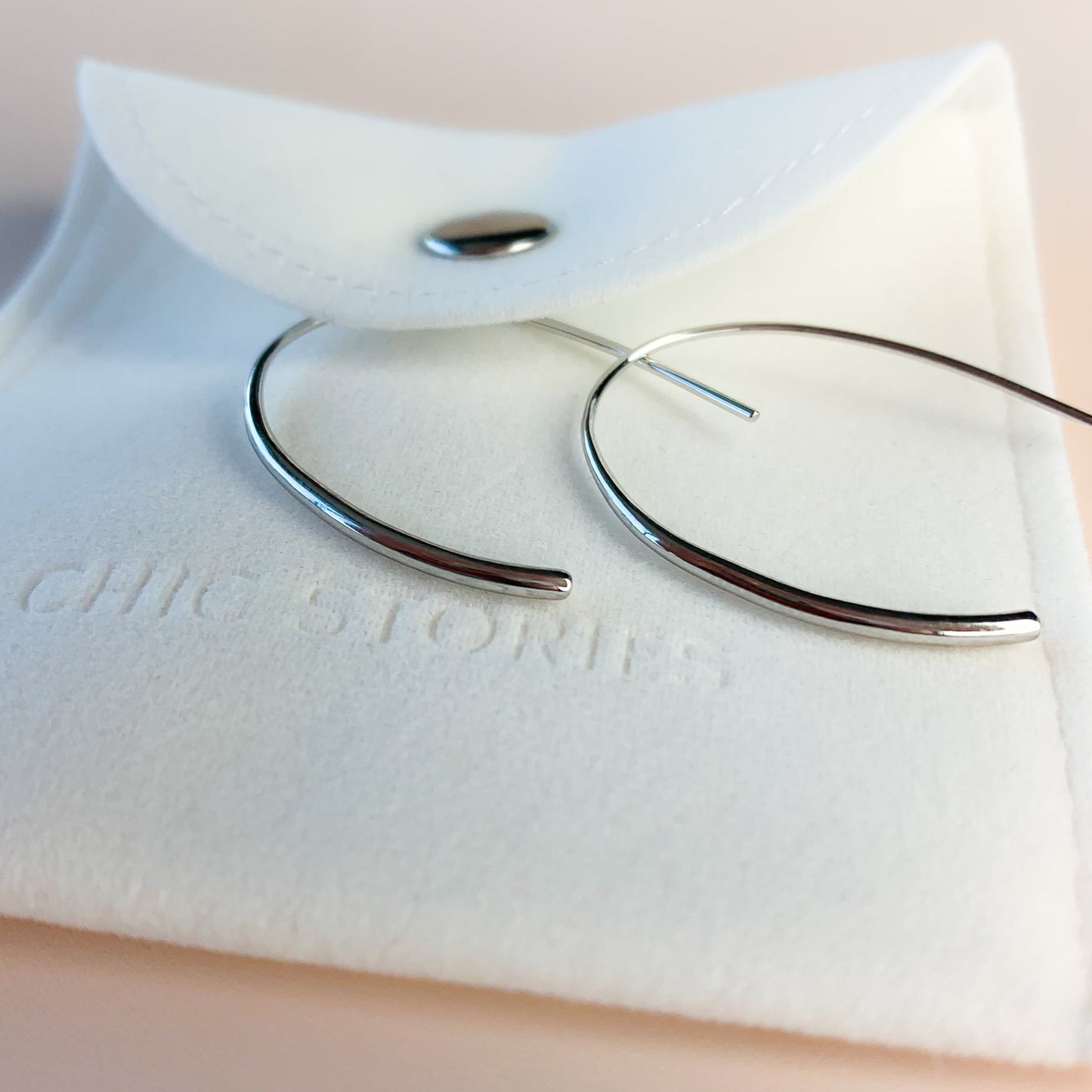 Minimalist Open Hoop Earrings