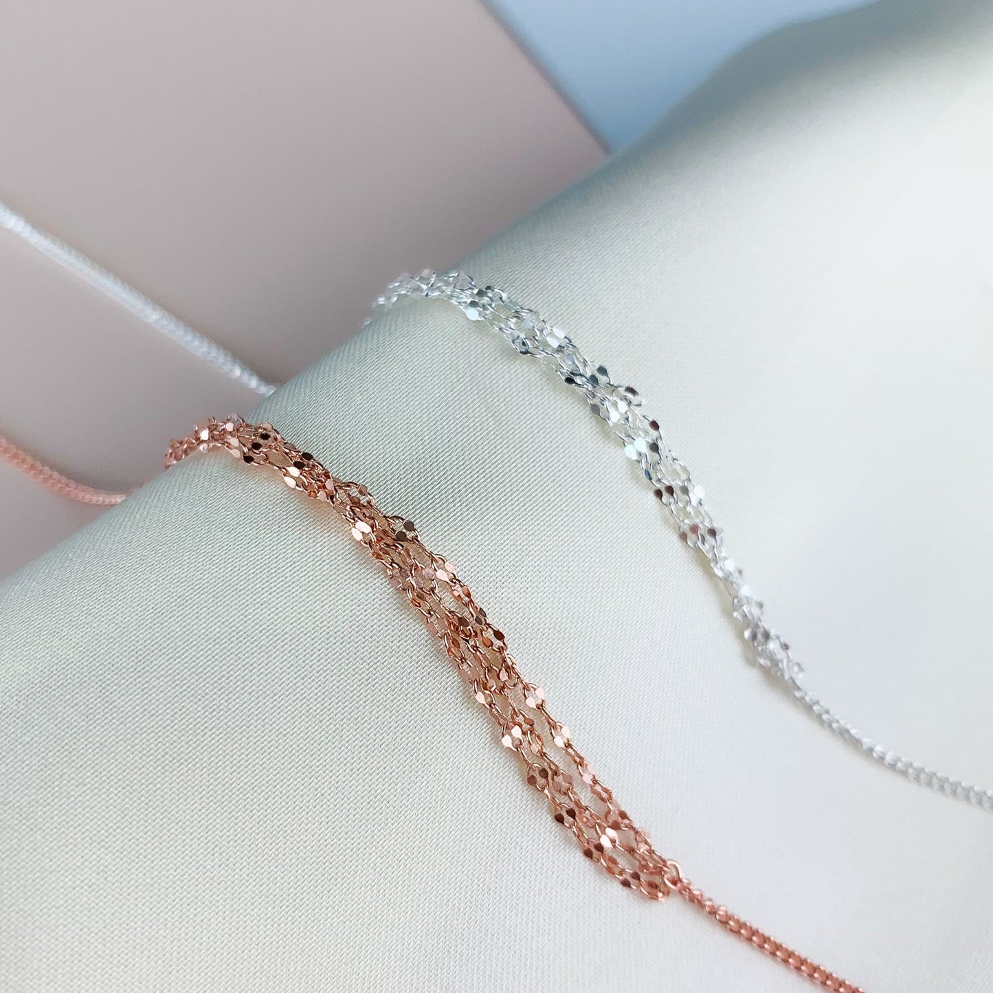 Layered Chain Anklet