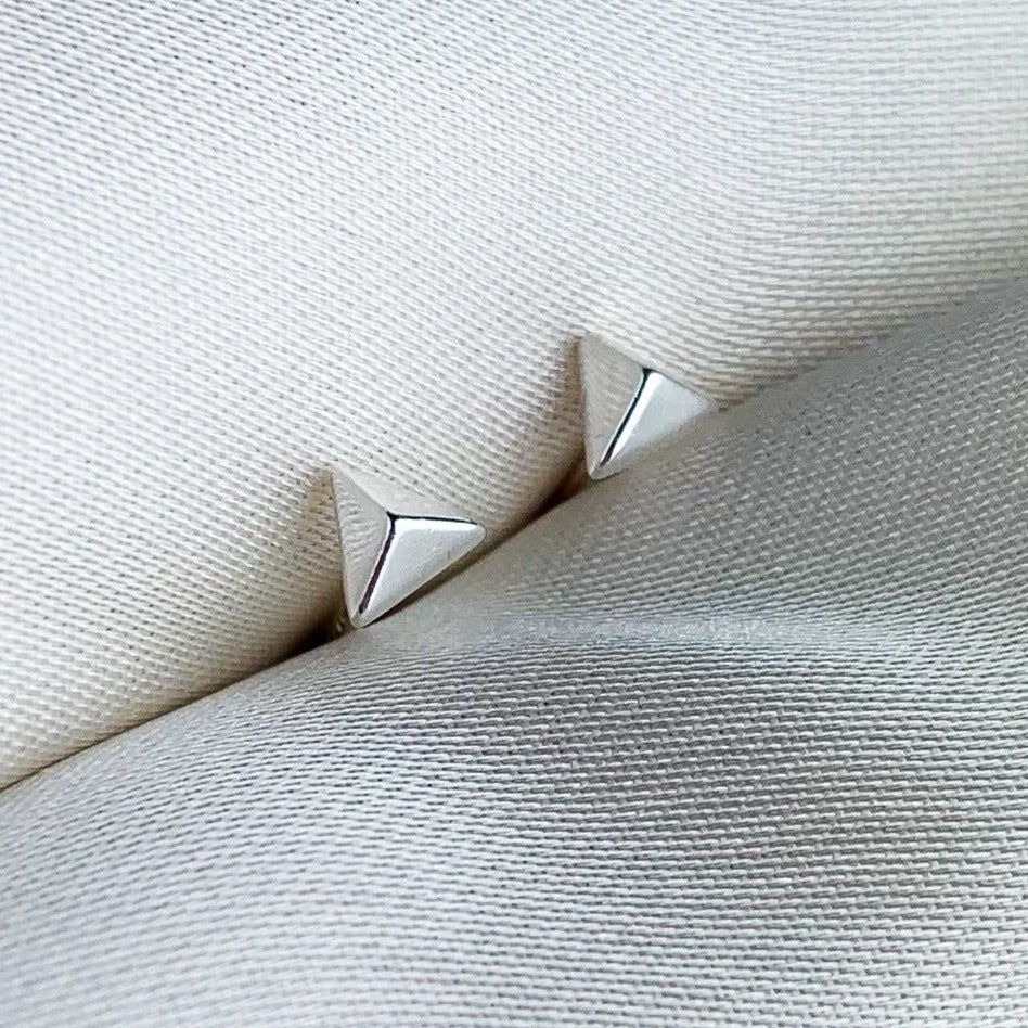 Tiny Spike Stud Earrings