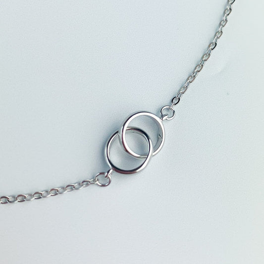 Interlocking Rings Chain Anklet