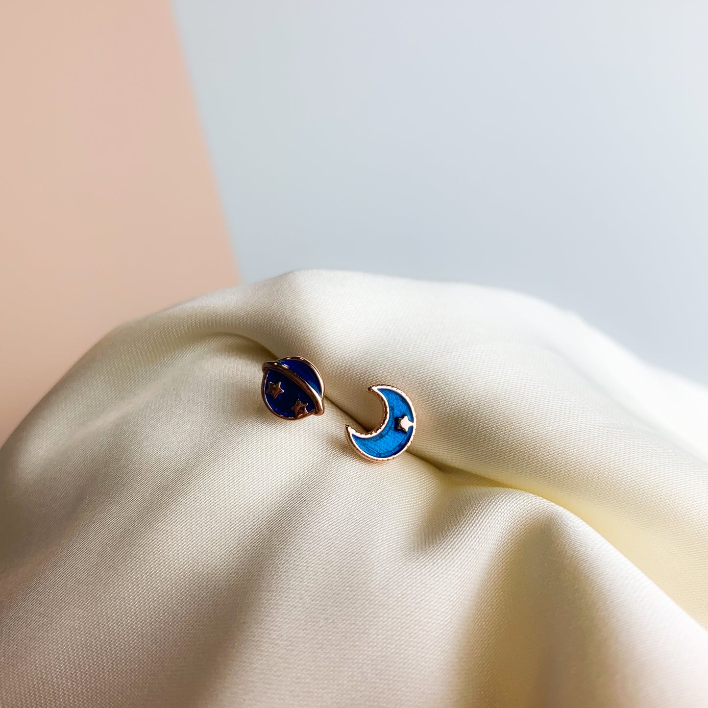 Blue Moon and Planet Studs