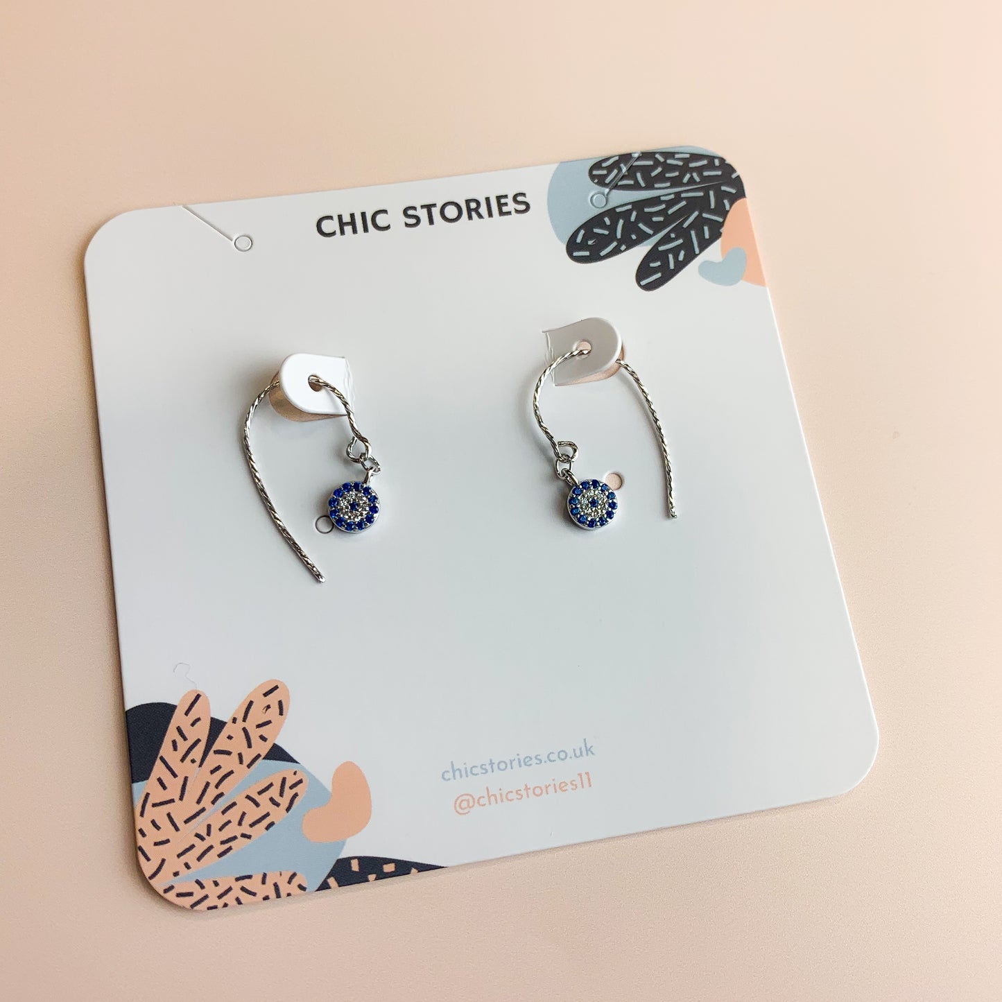 Evil Eye Dangle Earrings