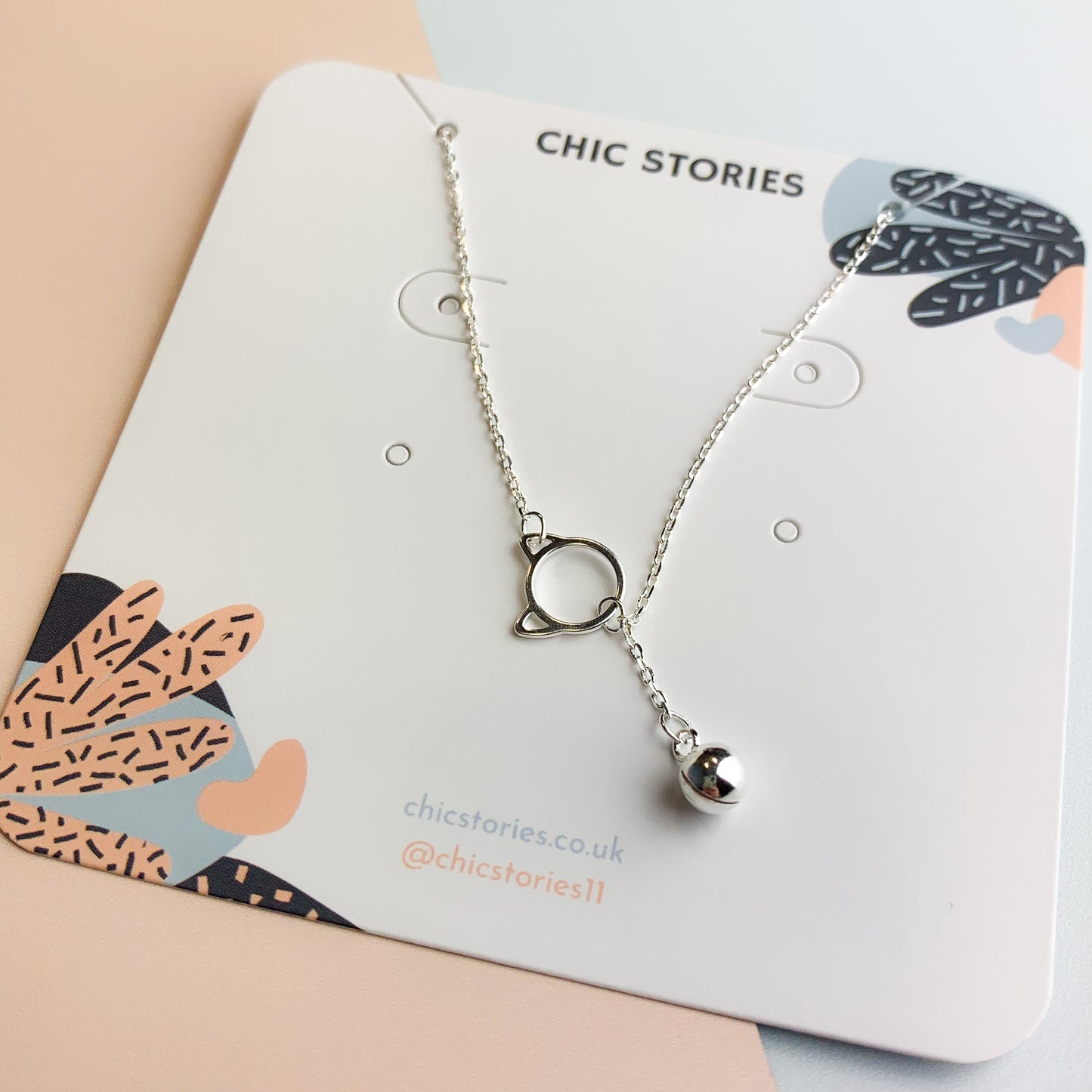 Cat Anklet with Dangling Bell Charm
