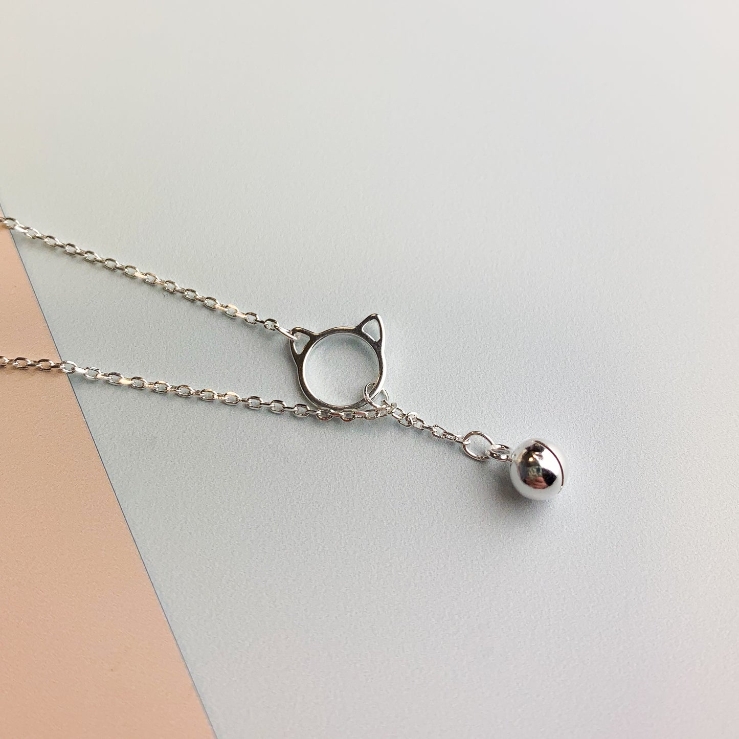 Cat Anklet with Dangling Bell Charm