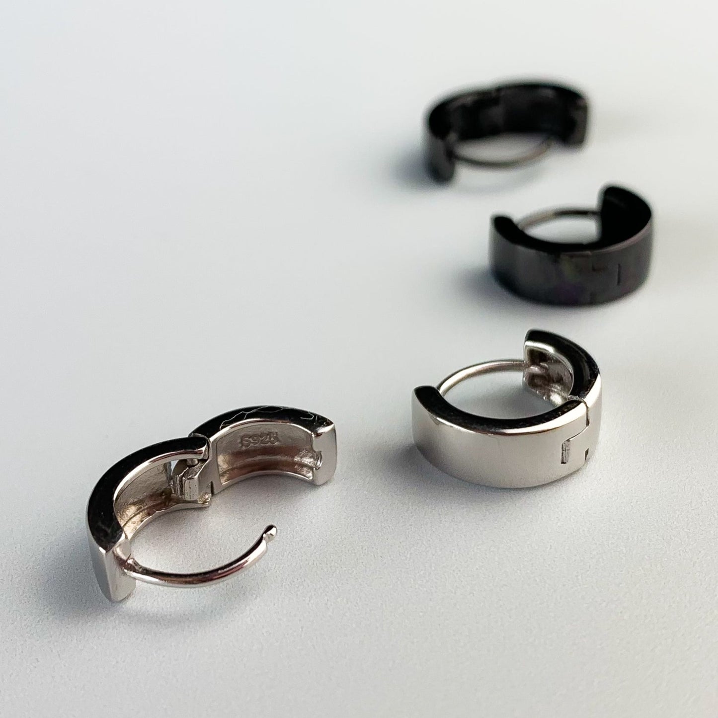 Small Chunky Hoop Earrings