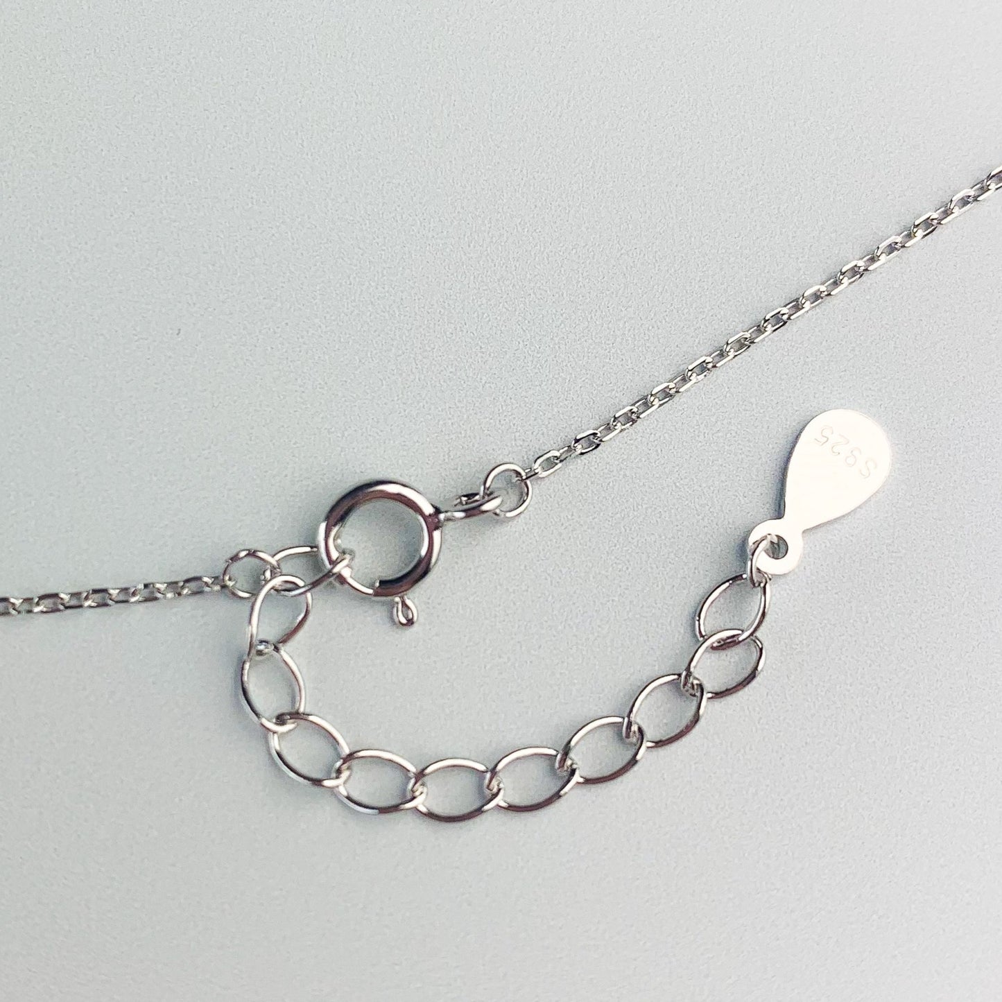 Pink Crystal Heart Pendant Necklace