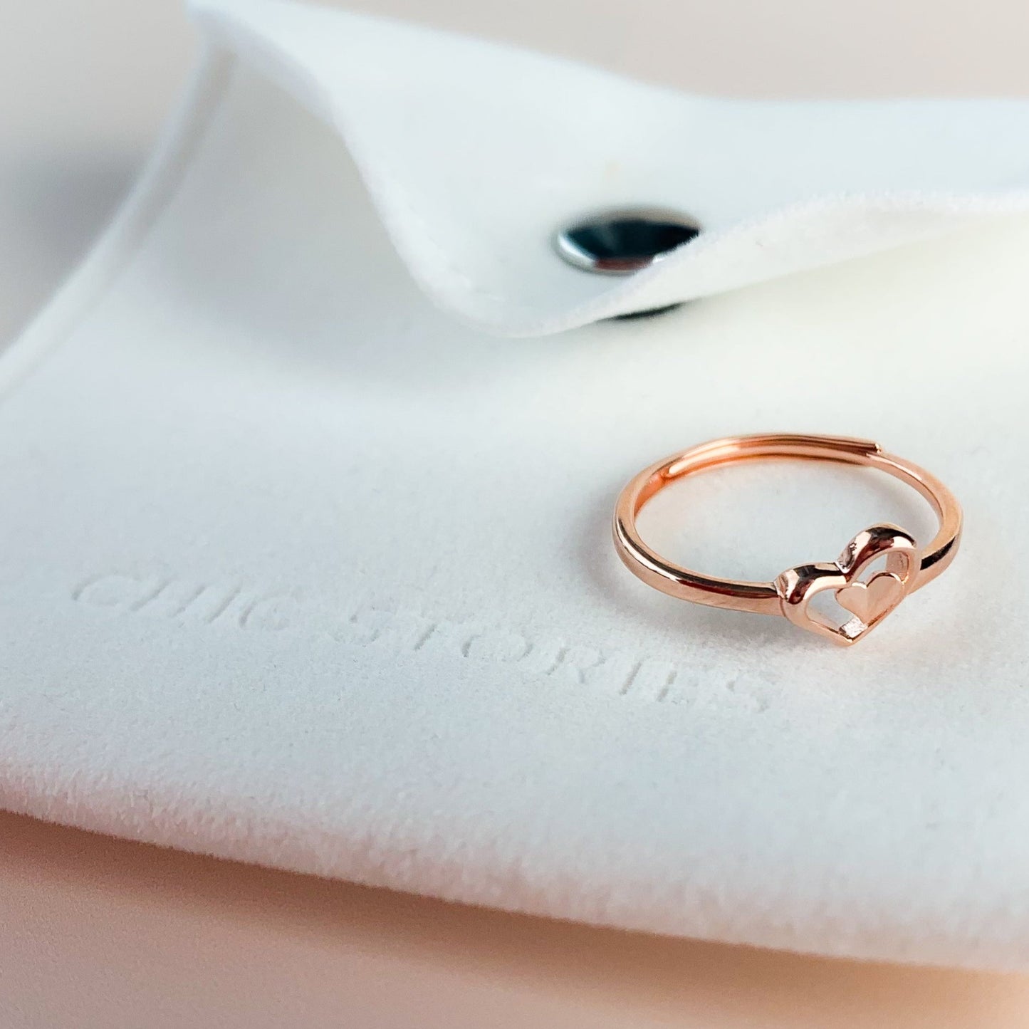 Heart and Mini Heart Ring