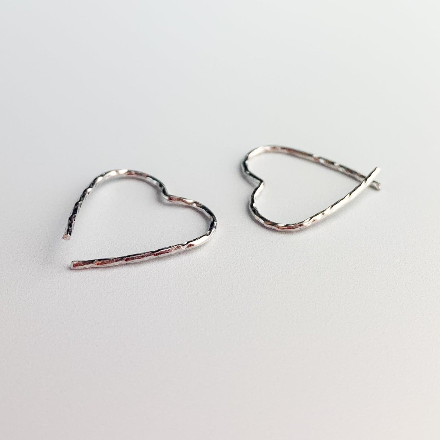 Heart Hoop Earrings