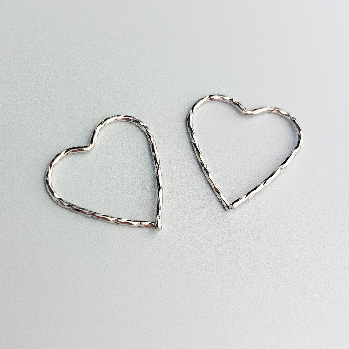 Heart Hoop Earrings
