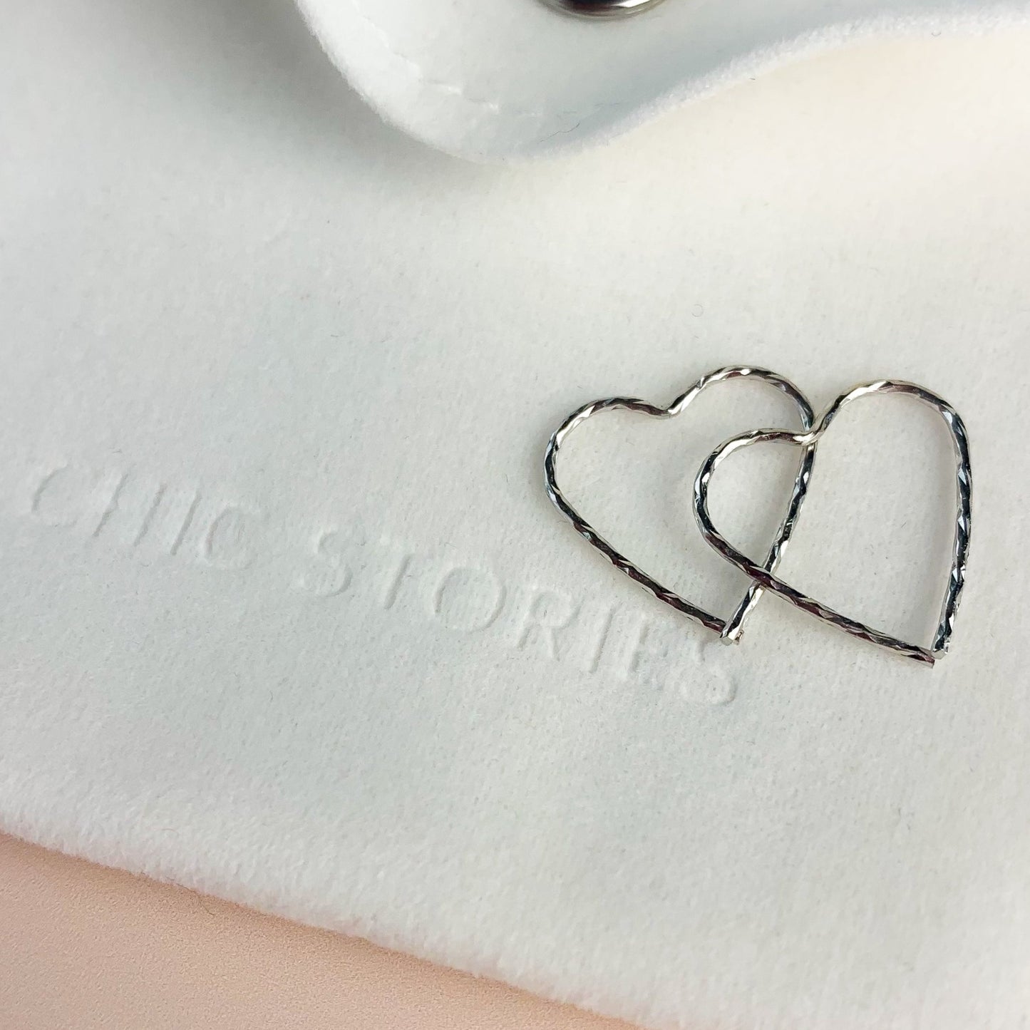 Heart Hoop Earrings