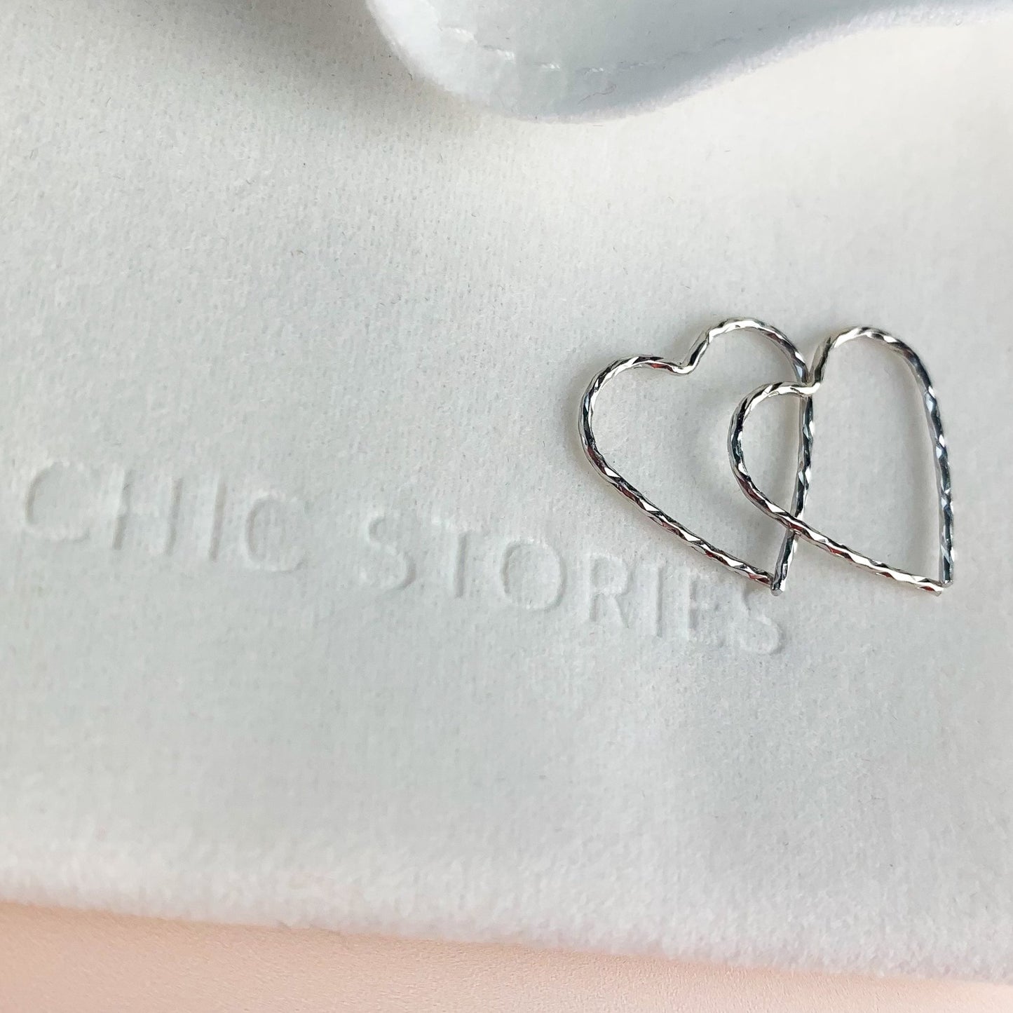 Heart Hoop Earrings