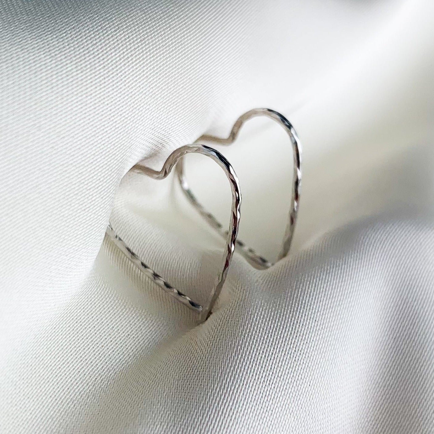 Heart Hoop Earrings