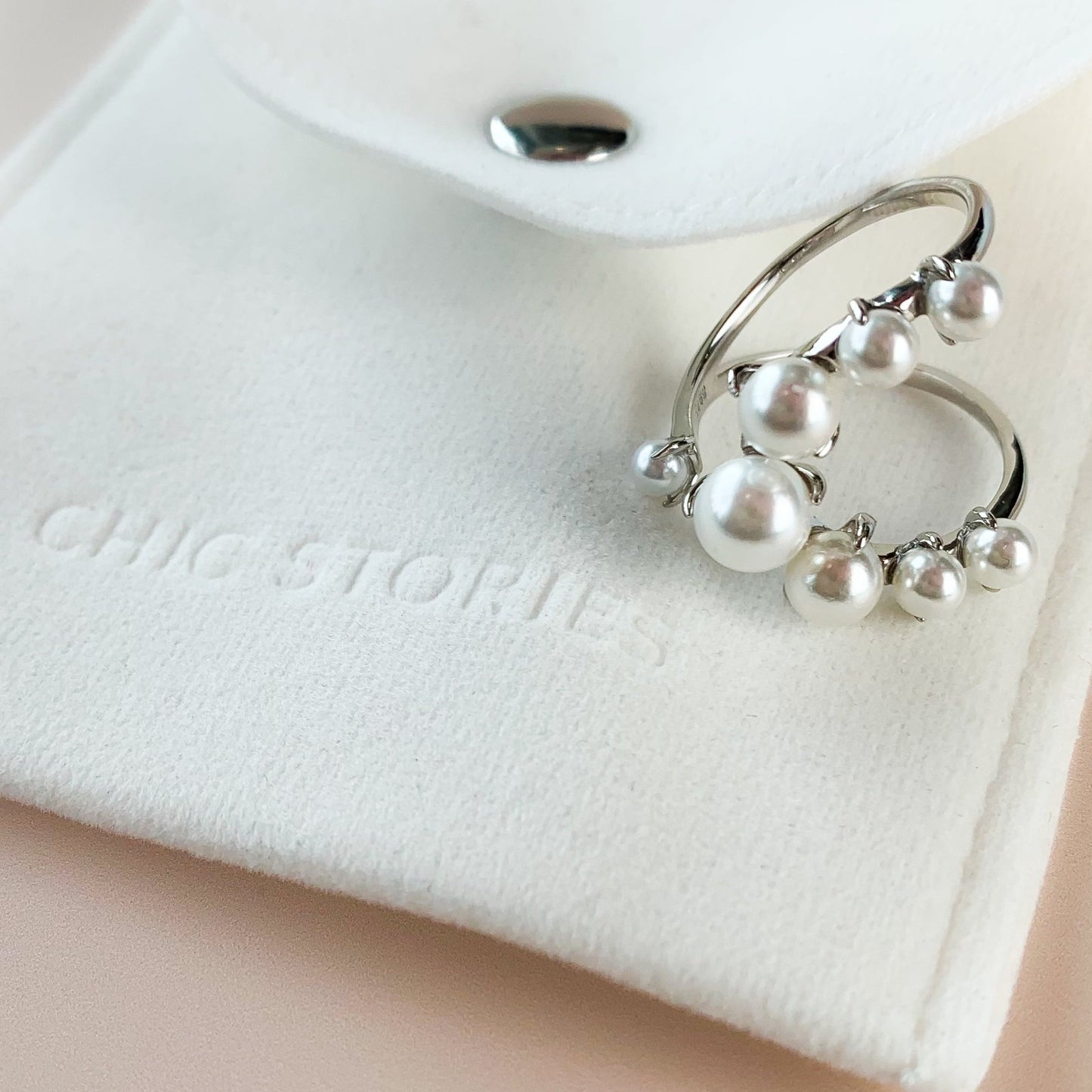 Pearl Open Ring