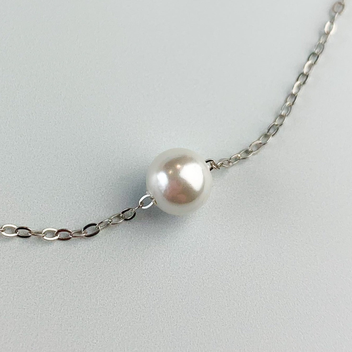 Pearl Bead Pendant Necklace