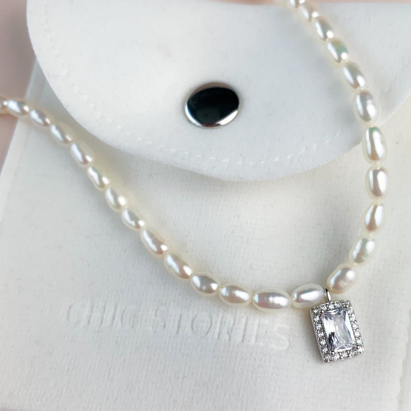 Layering Pearl and Chain Necklaces