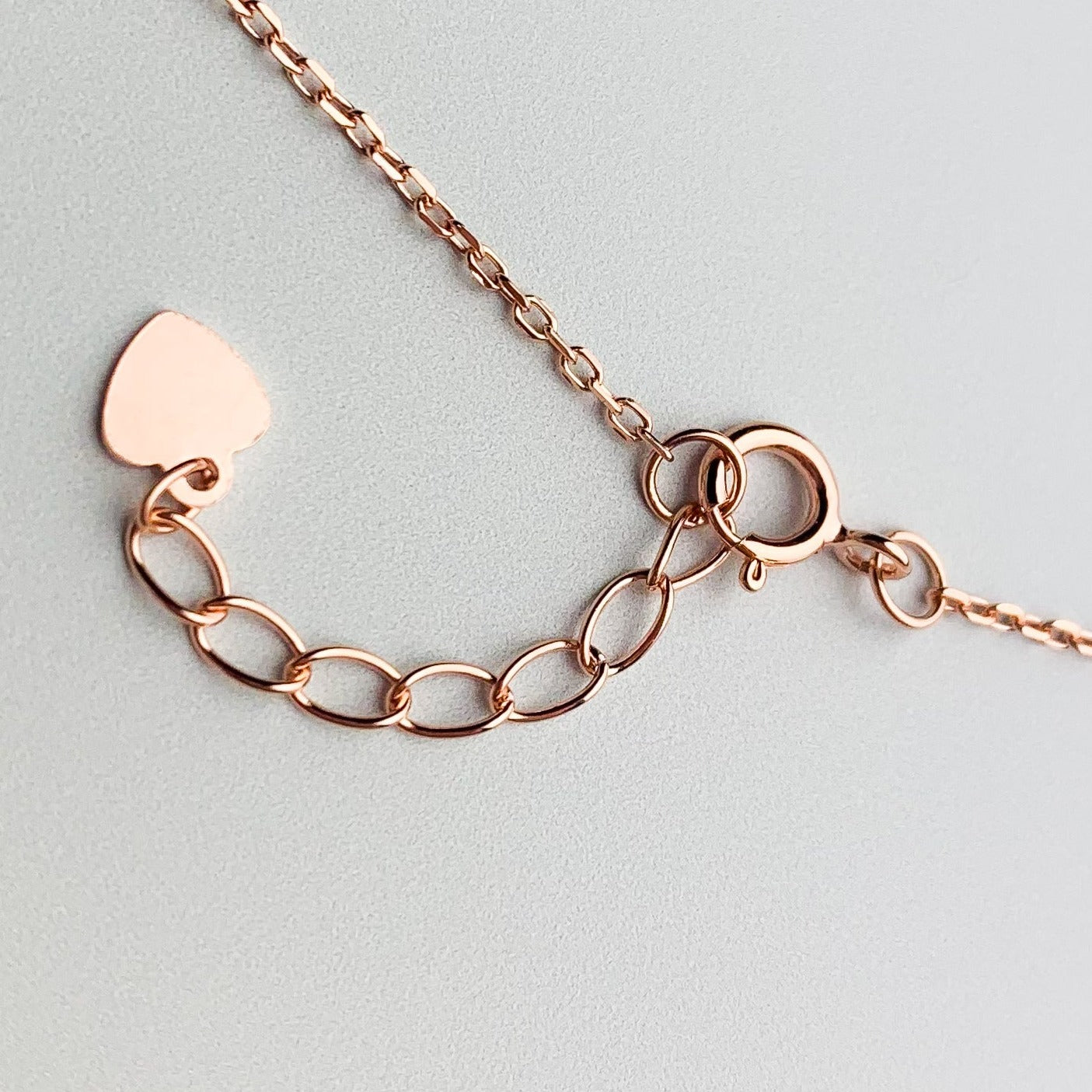 Wishbone Charm Chain Anklet