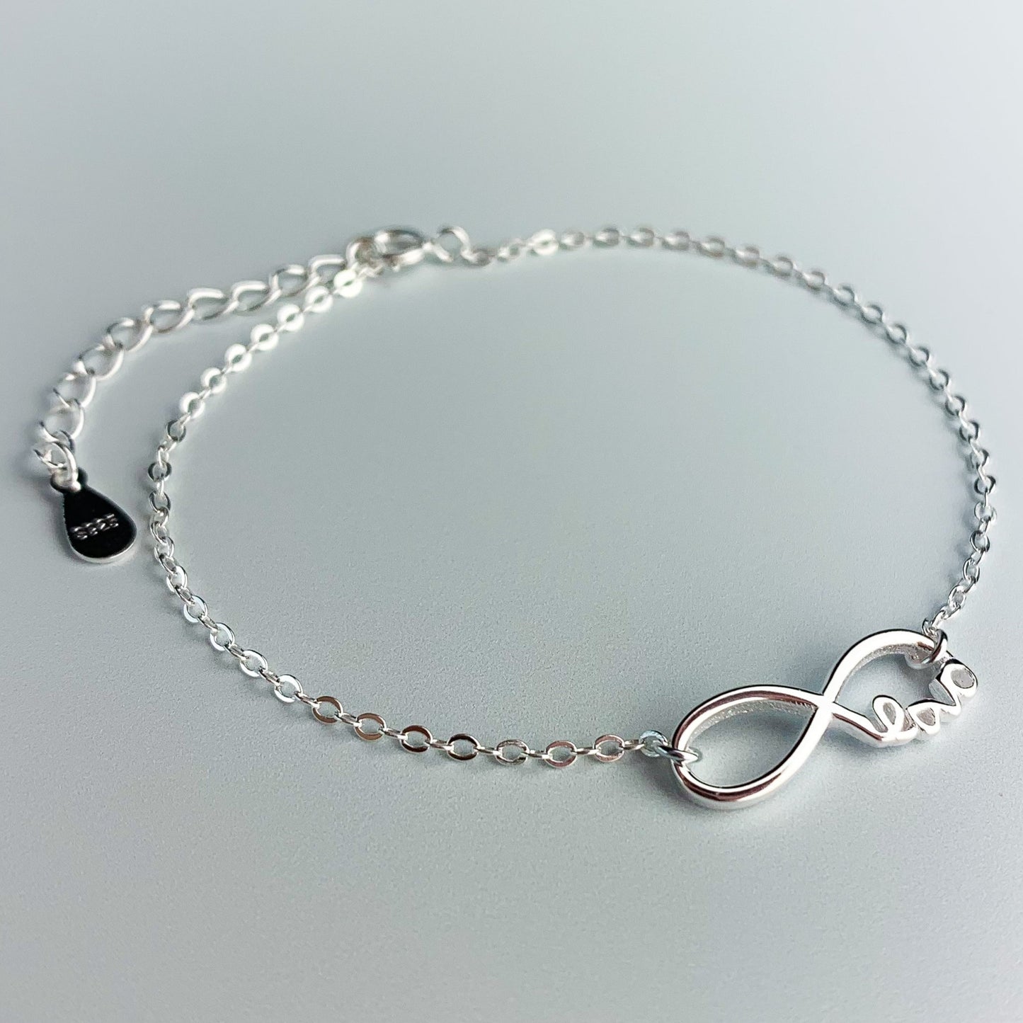 Infinity Love Charm Bracelet