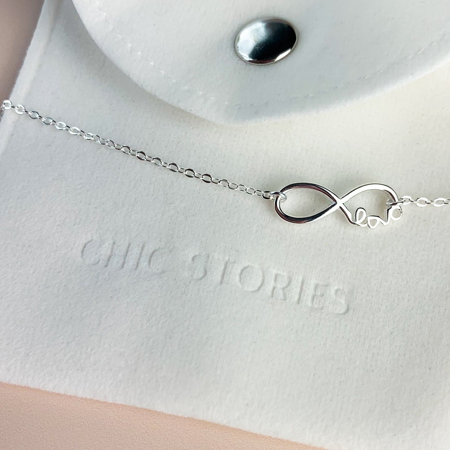 Infinity Love Charm Bracelet