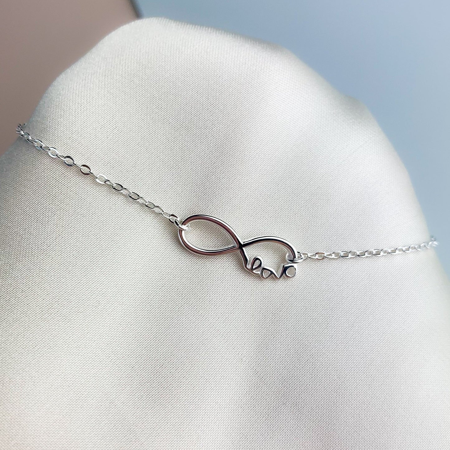 Infinity Love Charm Bracelet