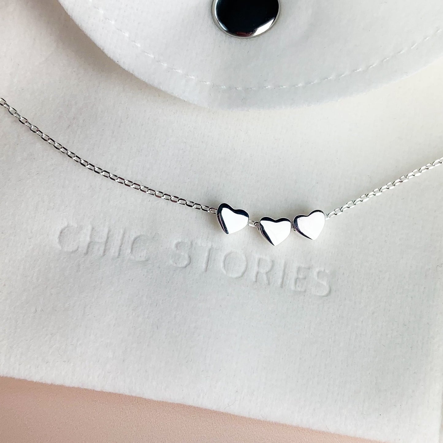 Tiny Heart Trio Bracelet
