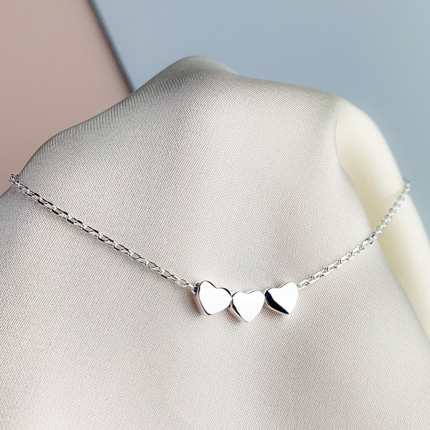 Tiny Heart Trio Bracelet
