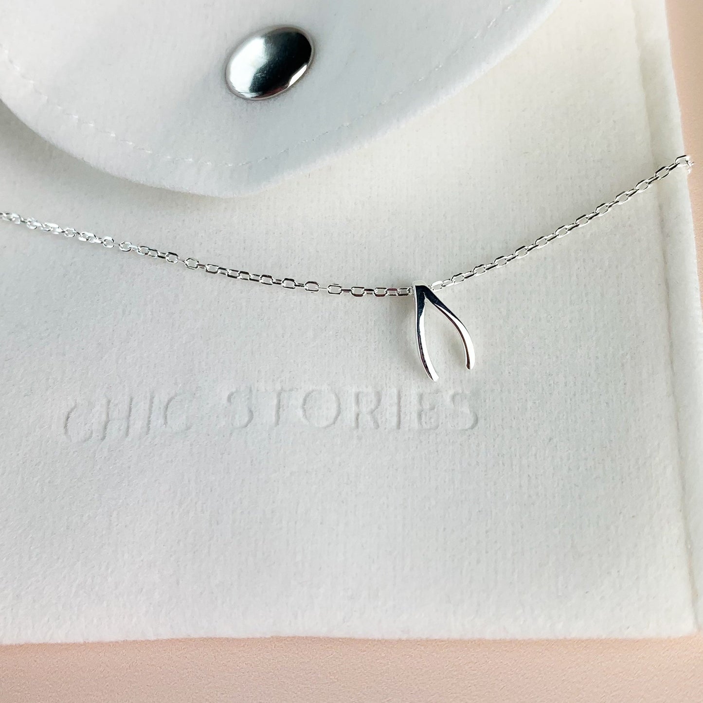 Wishbone Charm Bracelet