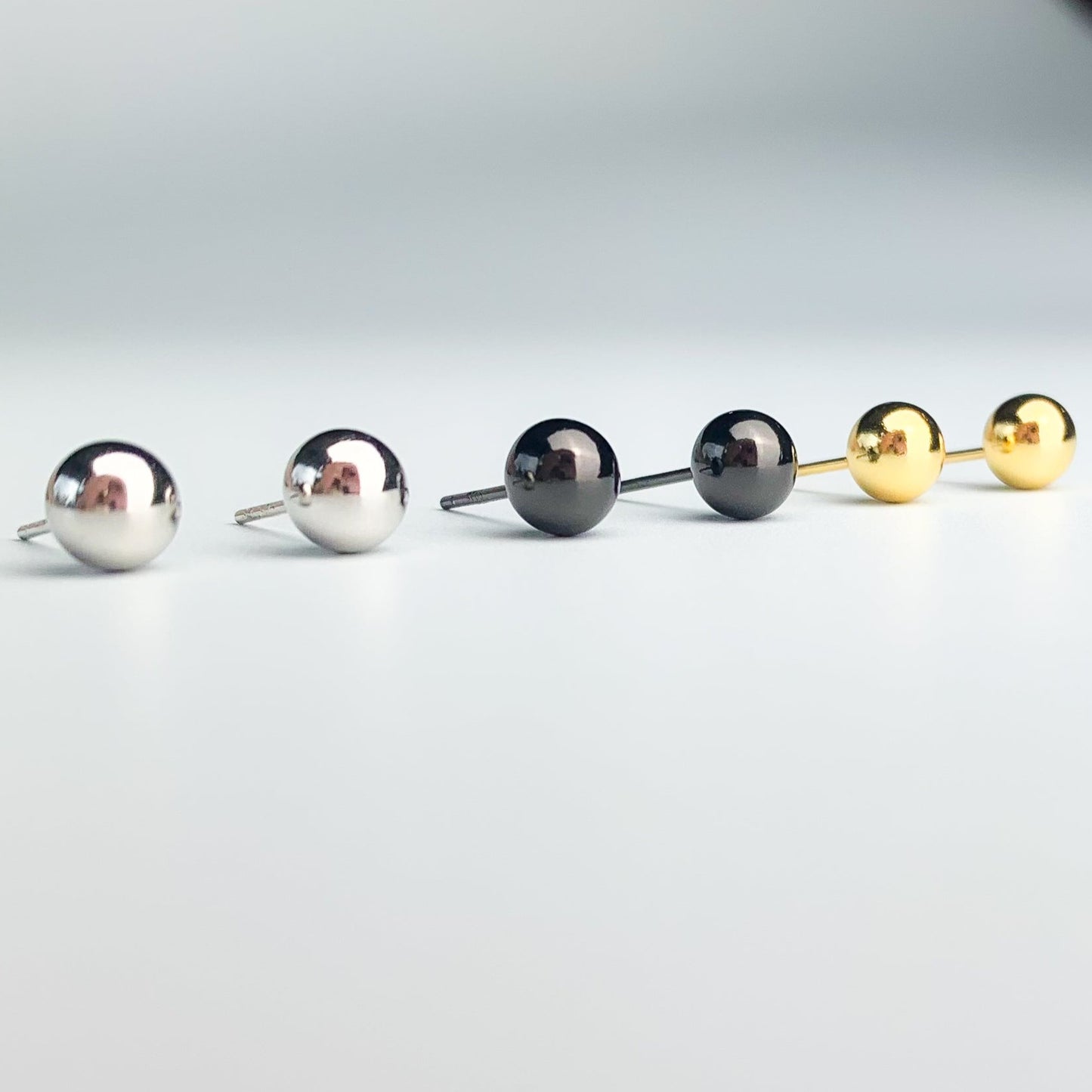 Simple Ball Stud Earrings