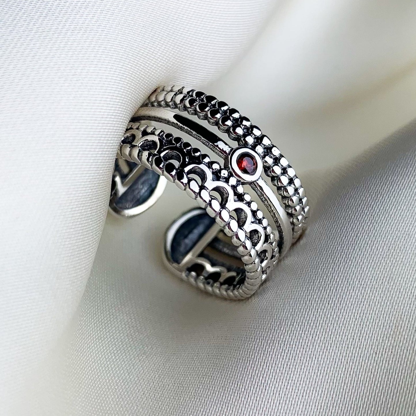 Stacked Effect Boho Ring