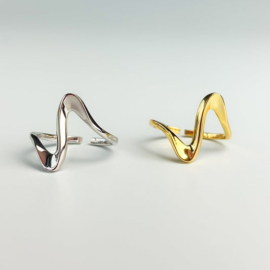 Adjustable Wave Ring