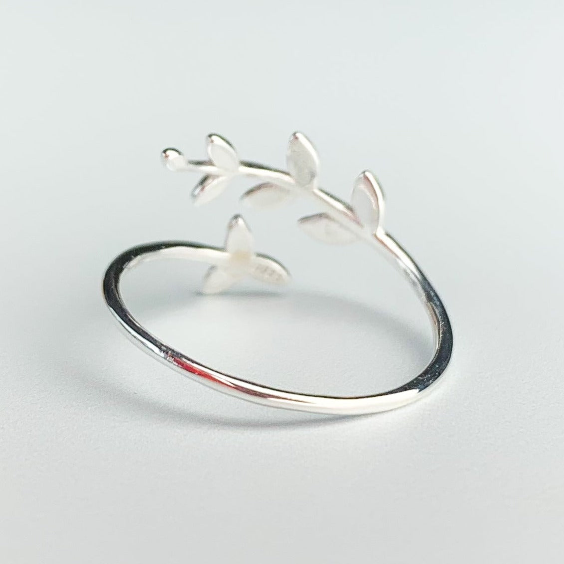 Asymmetrical Leaf Wrap Ring