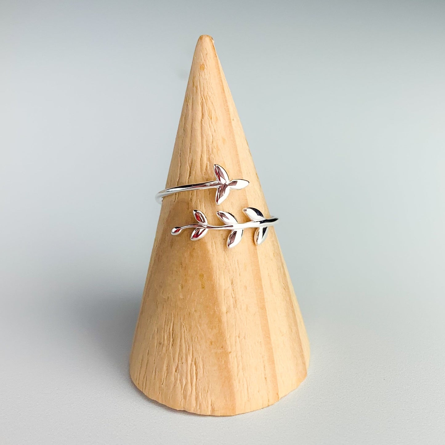 Asymmetrical Leaf Wrap Ring