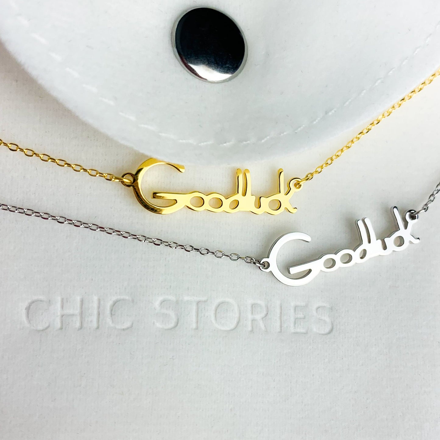 'Good Luck' Pendant Necklace