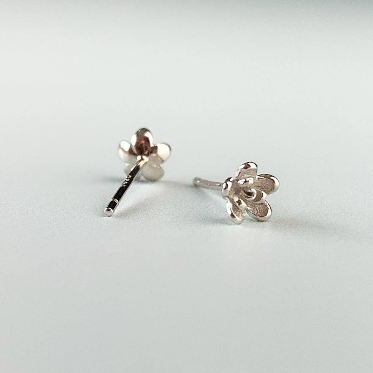 Minimalist Flower Stud Earrings