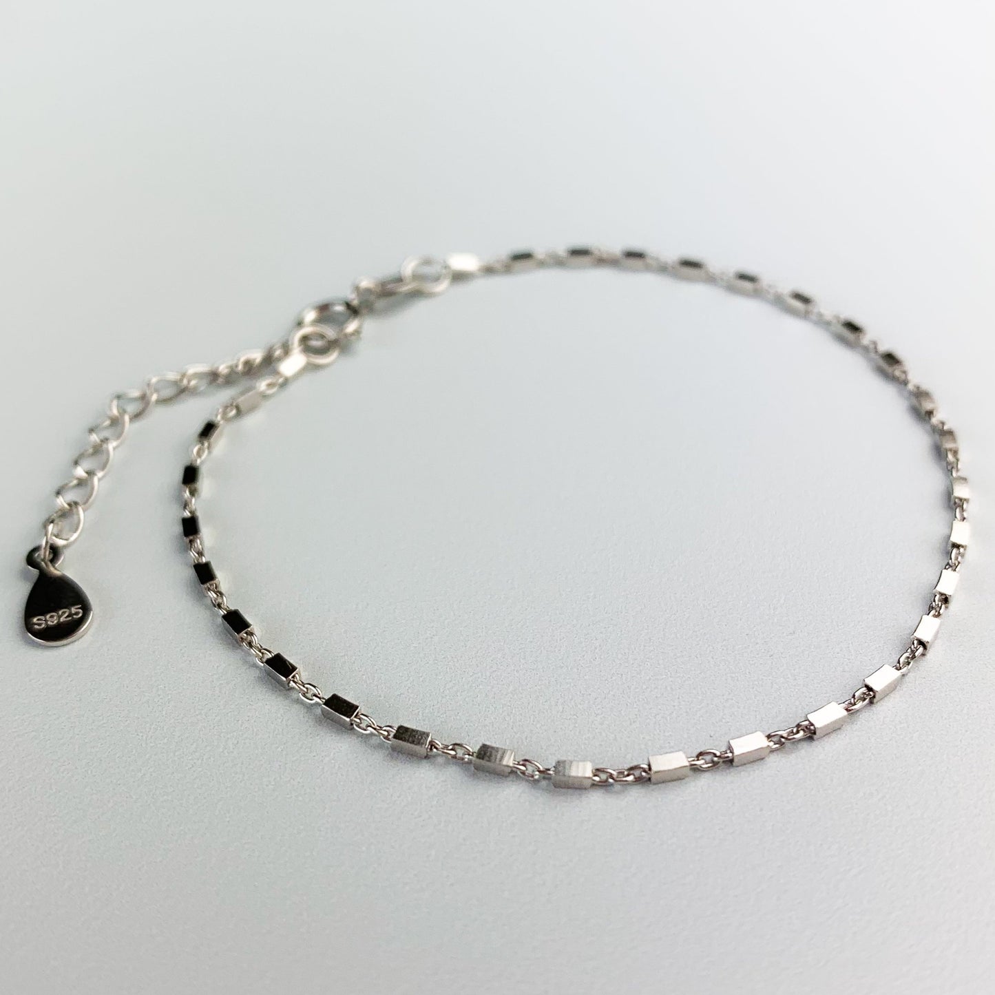 Rectangle Link Chain Bracelet