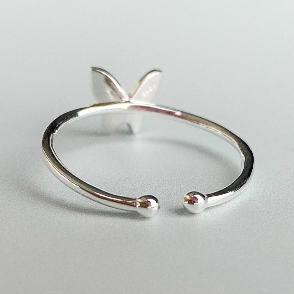 Minimalist Butterfly Midi Ring