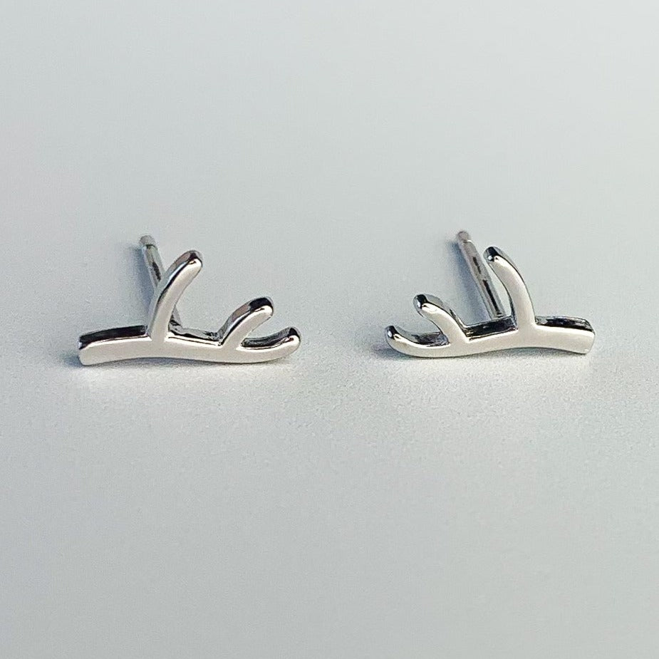 Minimalist Branch Stud Earrings