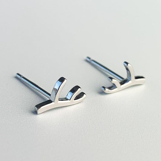Minimalist Branch Stud Earrings