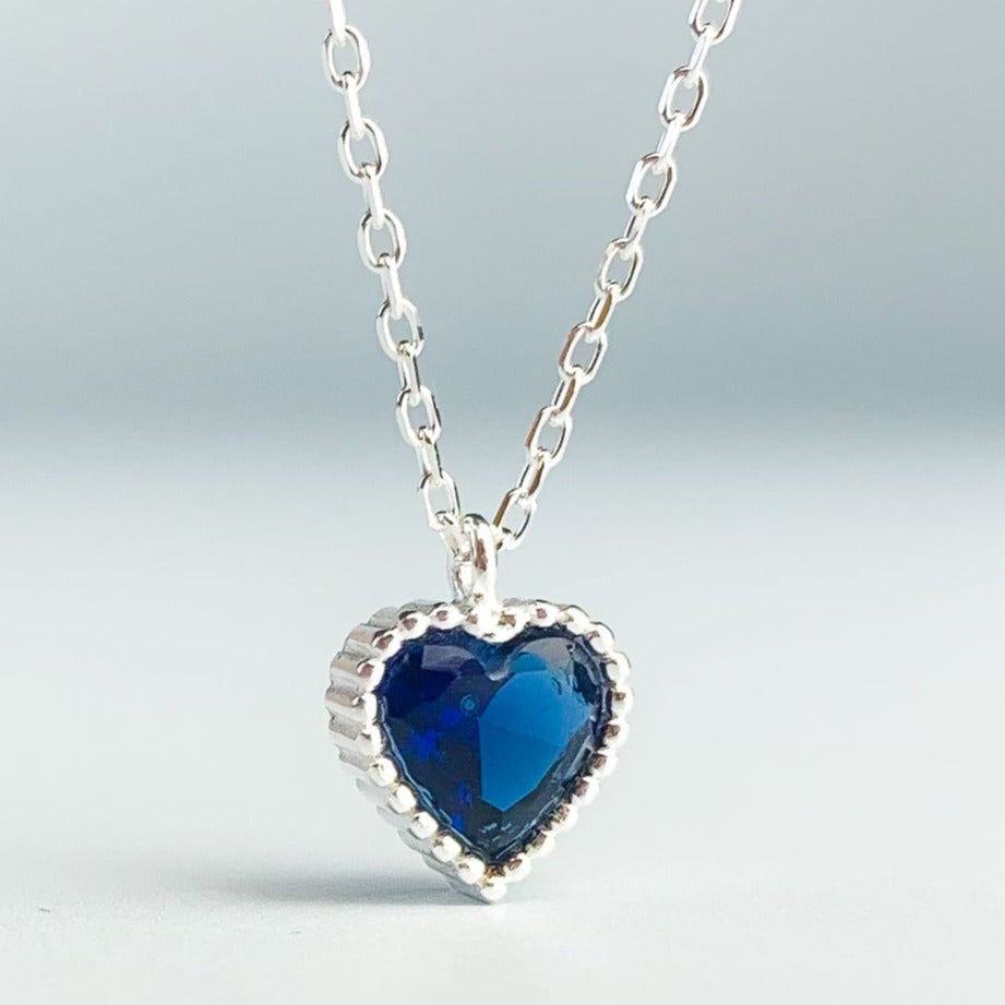 Crystal Heart Pendant Necklace