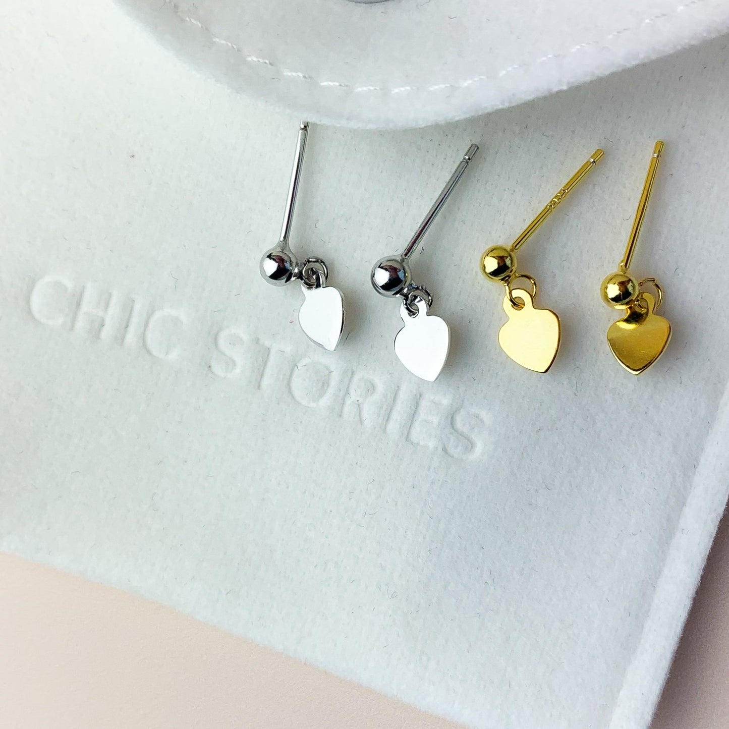 Minimalist Dangle Stud Earrings