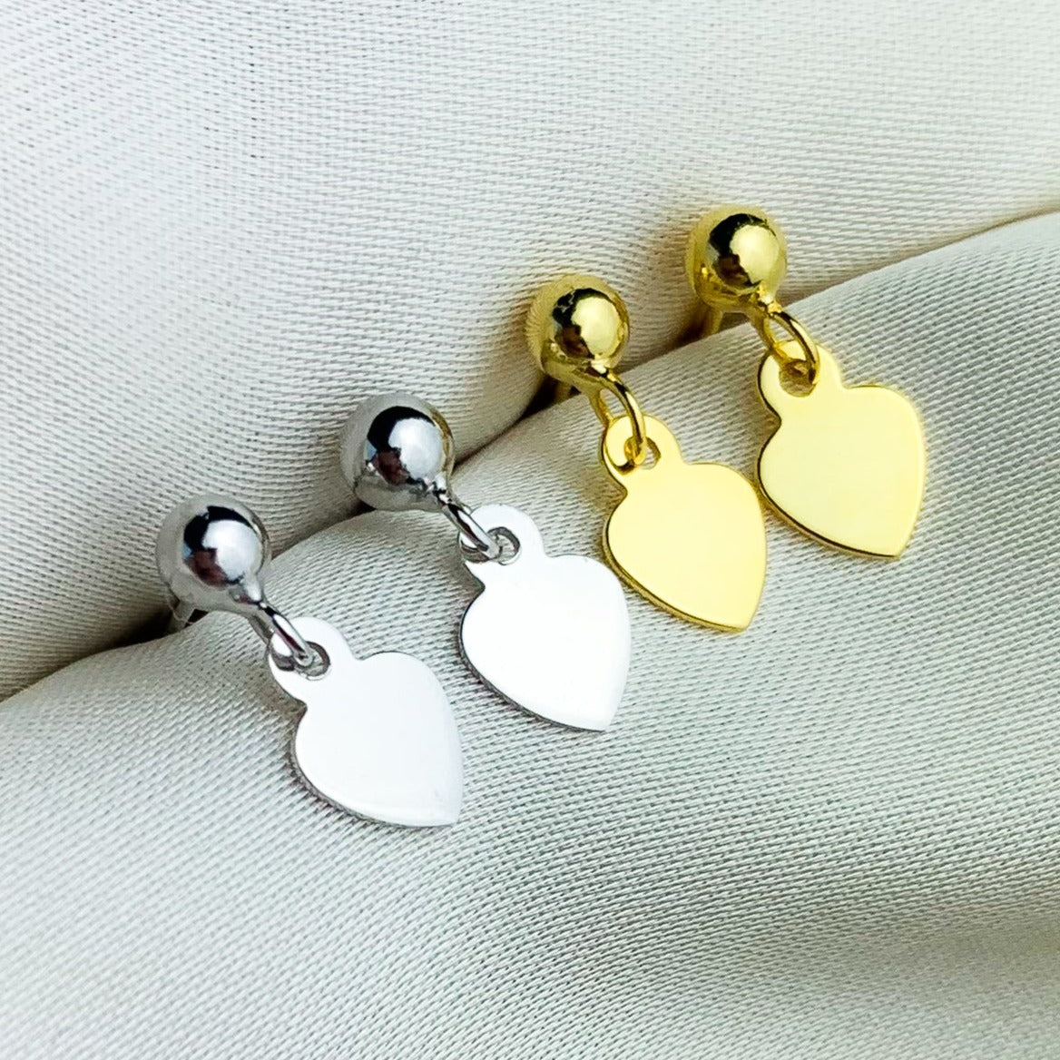 Minimalist Dangle Stud Earrings