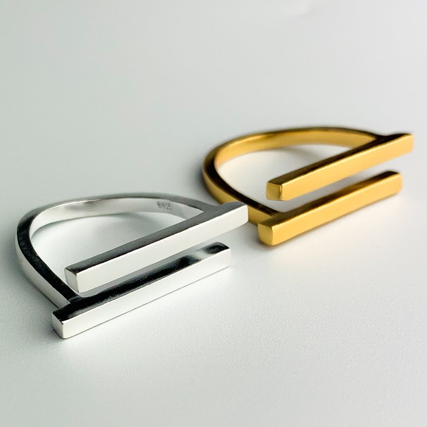 Double Bar Adjustable Ring