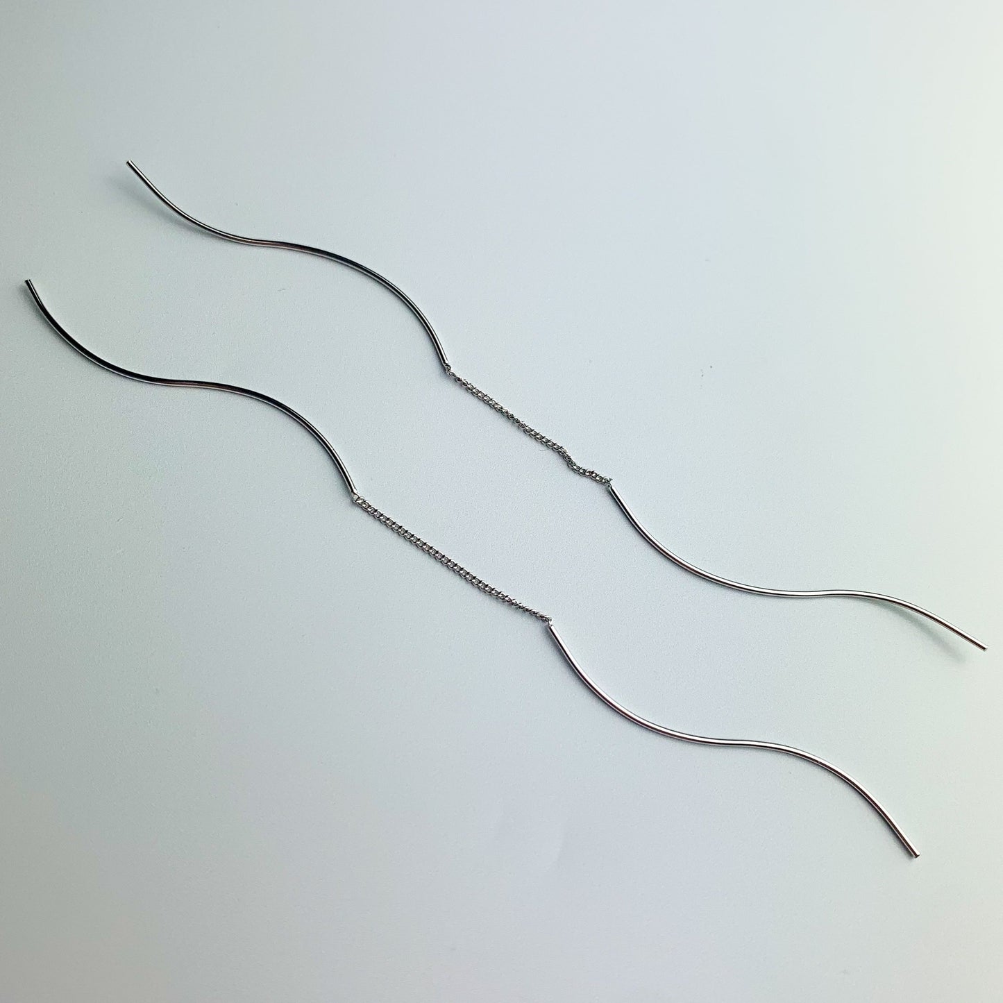 Wavy Threader Earrings