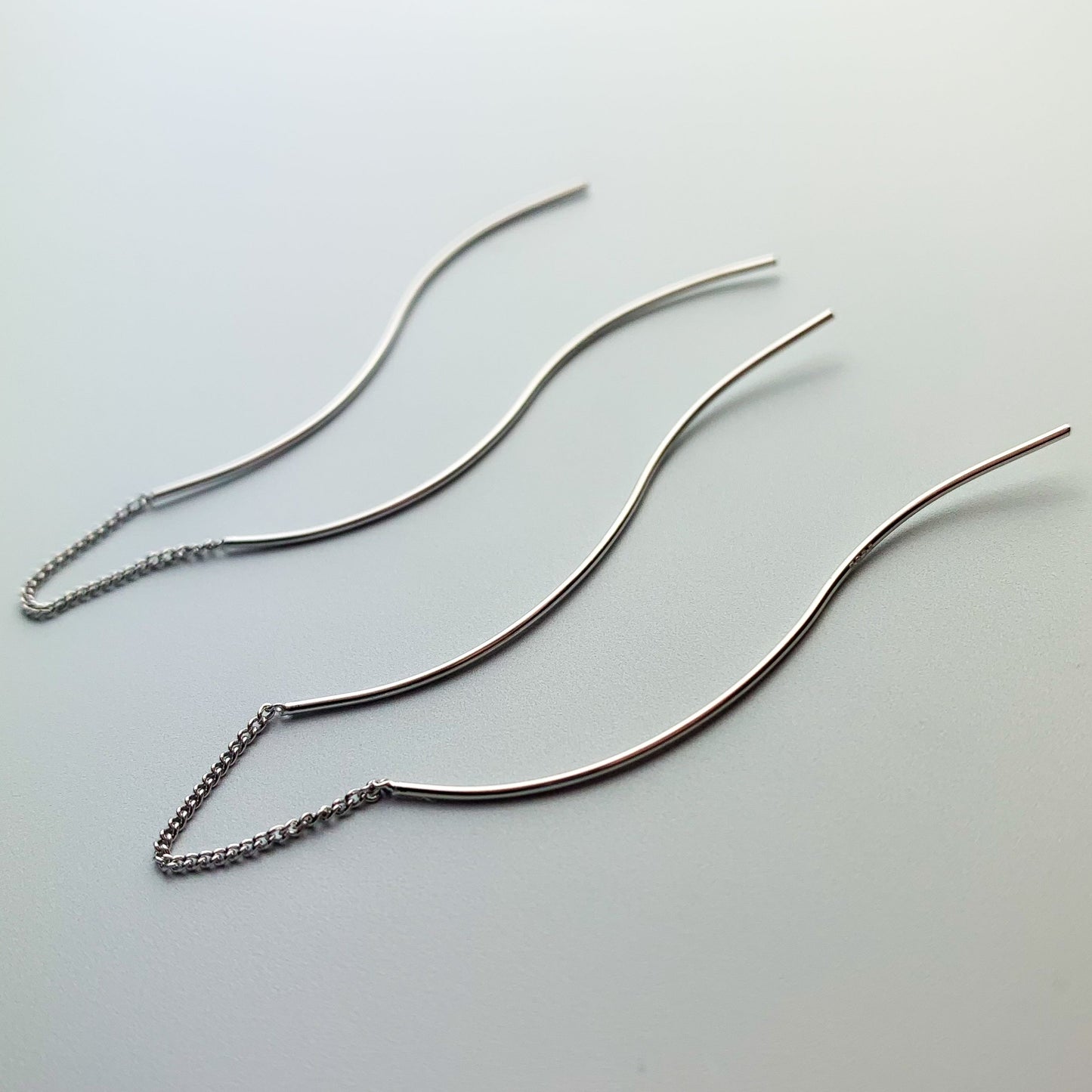 Wavy Threader Earrings
