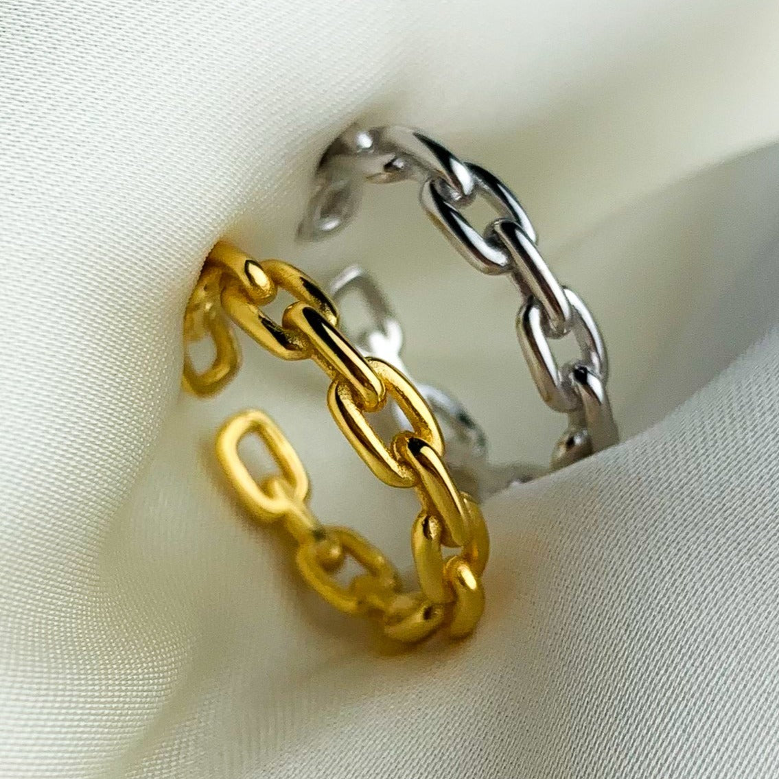 Chain Link Adjustable Ring